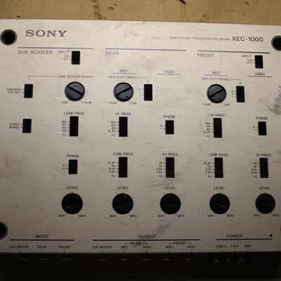 Sony XEC-1000 5-Way Electronic Crossover image 1