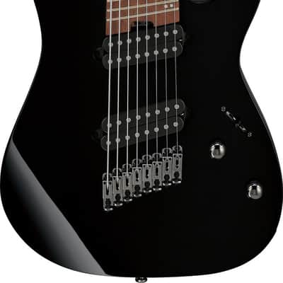 Ibanez RG Multi Scale 8 String Electric Guitar - Black (RGMS8BK) image 10
