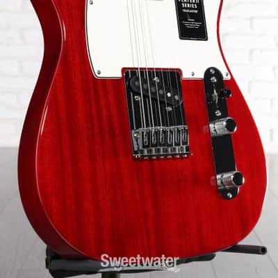 Fender Player II Telecaster Electric Guitar - Transparent Cherry with Rosewood Fingerboard (TeleP2RTCd1) image 3