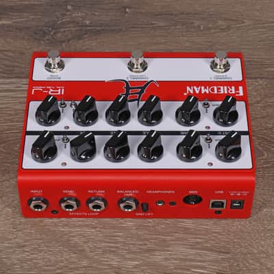 Friedman IR-J Jake E. Lee Signature Dual Tube Preamp 2025 - Red / White image 3