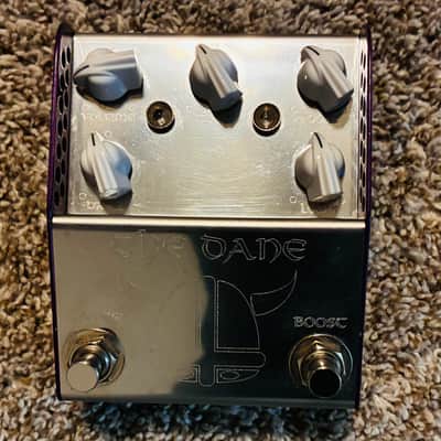 ThorpyFX The Dane Peter Honore Signature Overdrive / Boost 2010s - Silver / Purple image 1