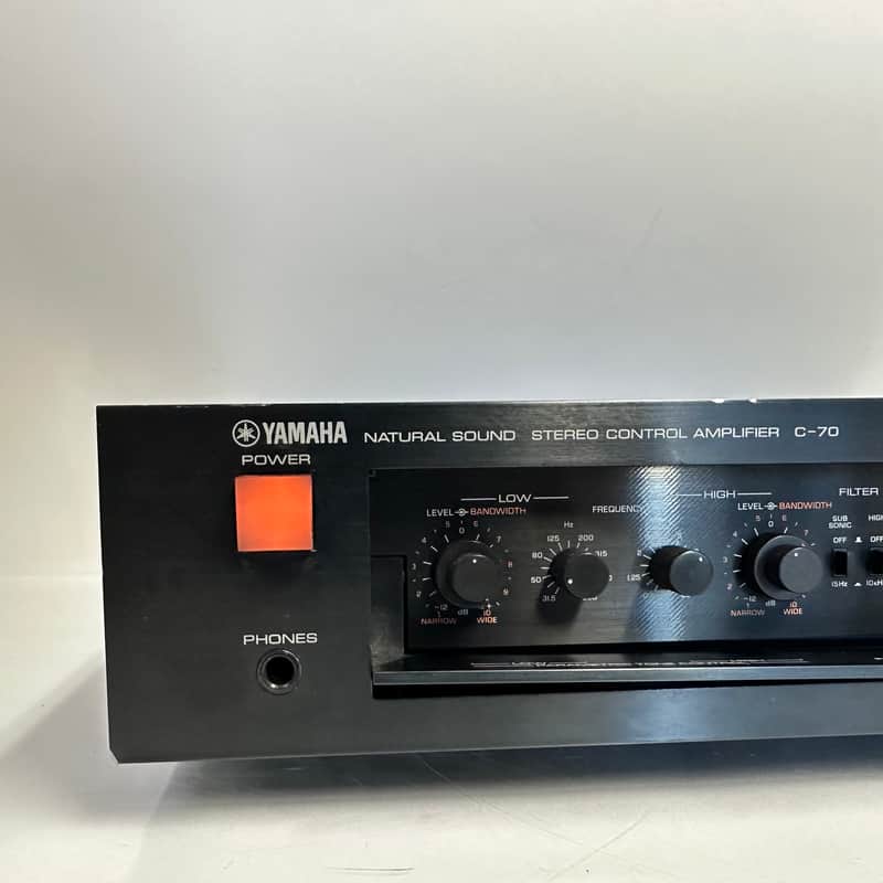 Yamaha C-70 Control Amplifier, Preamplifier Amp Phono Preamp | Reverb
