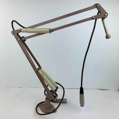 Vintage Metal LUXO Desktop Microphone Stand w/ Articulating Swing Arm & XLR image 8