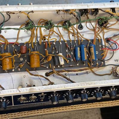 Fender Super Reverb 1966 - Black Face 117-220 volts European Transf image 17