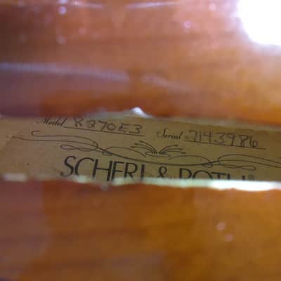Scherl and Roth R270E3 3/4 Violin serial 7143986 2000 - Natural image 6