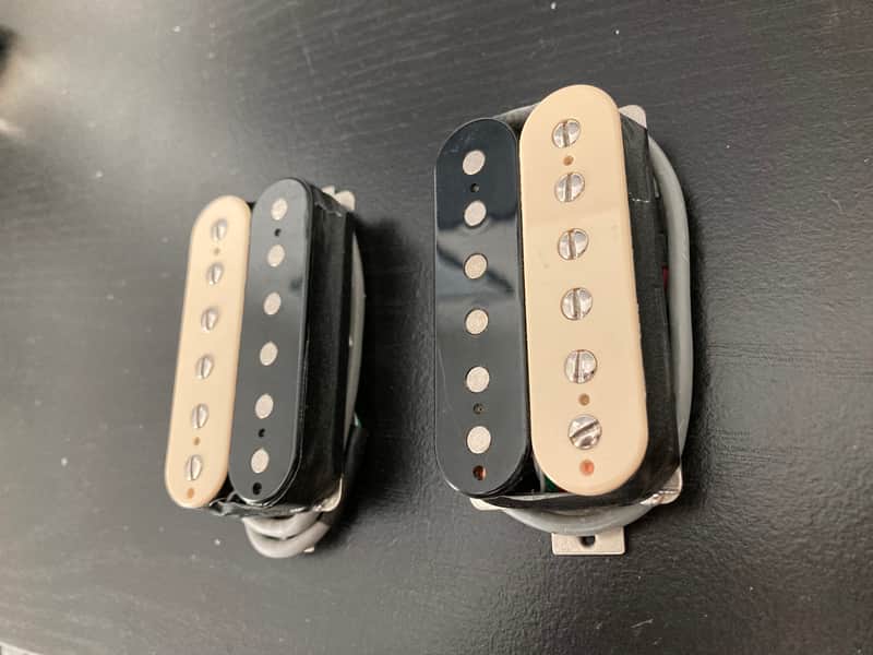 Epiphone Alnico Classic Pro Cream/Black Zebra Humbucker Guitar Pickup Set - Cream / Black Zebra image 1