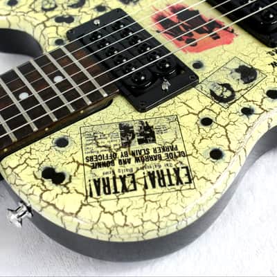 Custom Crackle Painted and Upgraded Epiphone LP Special ll Guitar with Matching Headstock image 17
