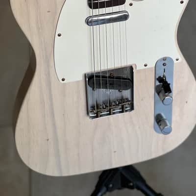 2023 Fender Custom Shop Limited Edition 59 Telecaster Guitar Journeyman Relic Aged White Blonde (6.7lbs) w/ OHSC image 1