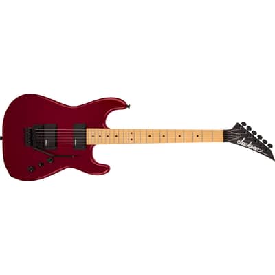 Jackson Pro Origins 1985 San Dimas SD1 HH FR MPL w/ Gig Bag - Candy Apple Red image 4