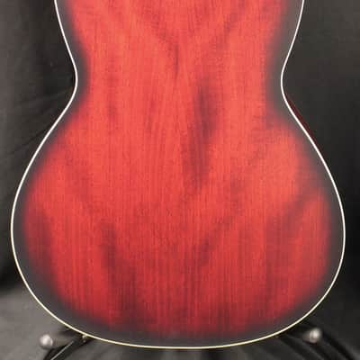 2025 PRS SE P20E Tonare Parlor Fishman Sonitone Acoustic Electric Fire Red Burst w/Soft Case image 3