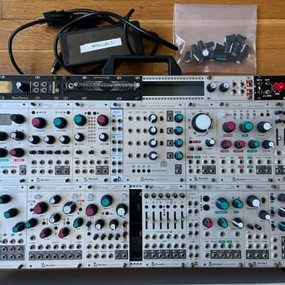 Mutable Instruments eurorack modules collection in Intellijel 7U 104hp case image 1