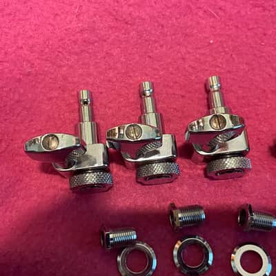 vintage RARE German Made Fender Schaller American Strat PLUS ULTRA Locking Tuners Polished Chrome USA Deluxe image 4