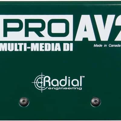 Radial Engineering ProAV2 Stereo Passive Multimedia Direct Box Bundle w/Pig Hog Mic Cable and Liquid Audio Polishing Cloth image 7