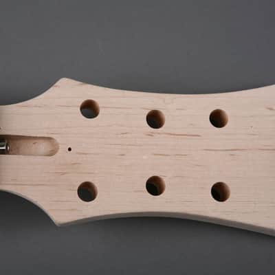 Unbranded Double Cut  Electric Guitar DIY Kit Natural Unfinished image 9