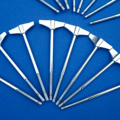 Pearl T-075 Masters T-rods Tension Rods Bass Drum Lot of 16 90s image 6