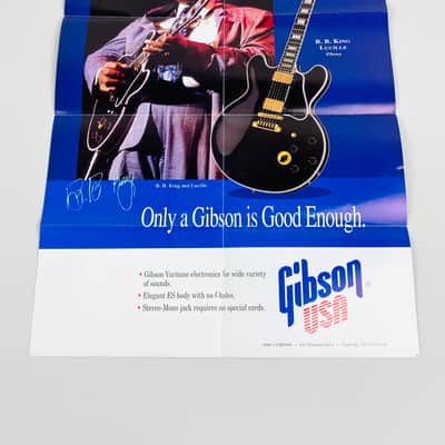 Gibson BB King Poster: Are you new here? 1993 image 1