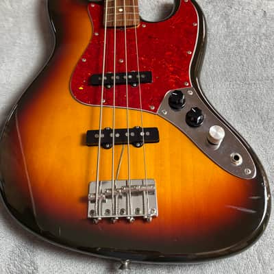 Fender Jazz Bass MIJ Made in Japan 1991-1992 3-Color Sunburst w/ Gig Bag image 4