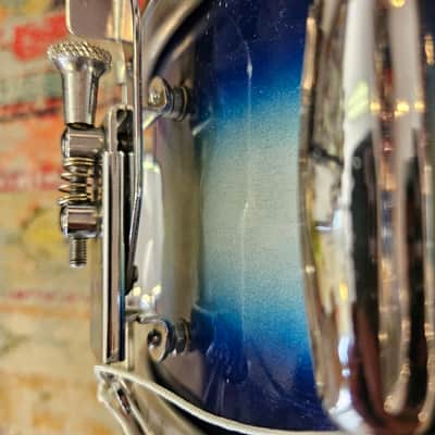 Slingerland No. 151 14x5.5" 3-ply Student Model Snare - Blue/Silver Duco 1960s image 8