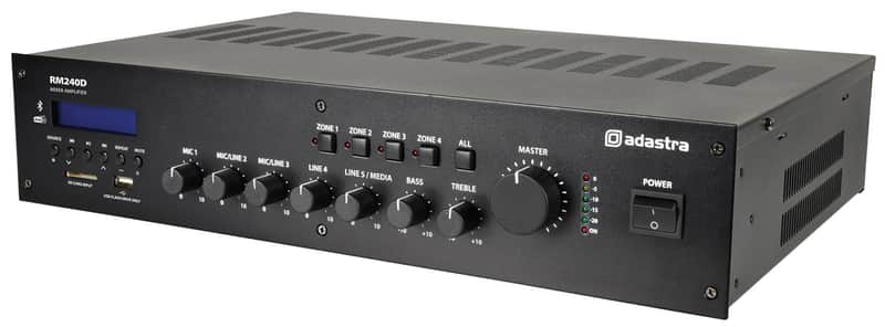 Adastra RM240D Mixer-amp 100V BT/DAB+ image 1