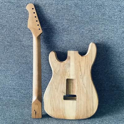 Harley Benton Basswood Guitar Strat Style Body with Maple Neck image 8