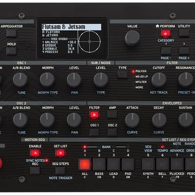 Korg Modwave MkII Module Wavetable Synthesizer 2024 - Present - Black
