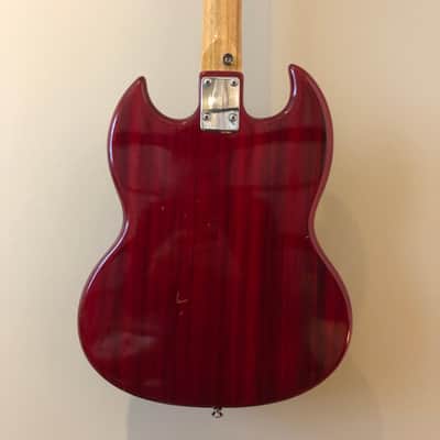 Kay K-2B Bass Cherry 1970s (SG Style Body) image 5