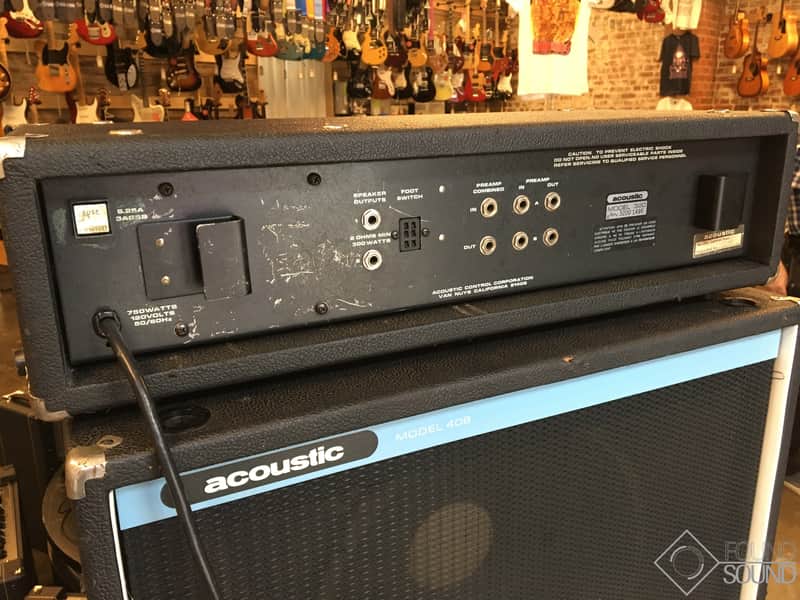 Acoustic Control Corp Model 320 Head & Model 408 Cabinet | Reverb
