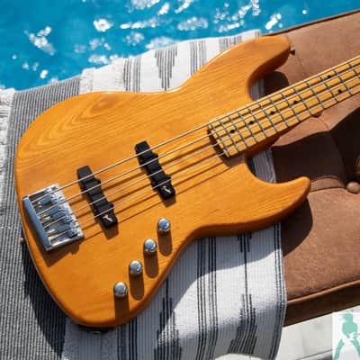 1987 Fender JBR-80M Pro-Feel Jazz Bass Made in Japan (FujiGen) - Pro Set Up w Perfect Frets/Action/Intonation! image 9
