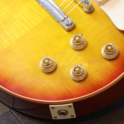 MINTY! 2006 Gibson Custom 1958 Les Paul Standard Reissue Electric Guitar Cherry Sunburst + COA OHSC image 6