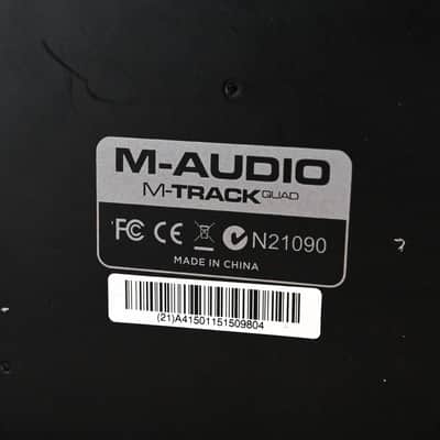 M-Audio M-Track Quad 4x4 USB Audio/MIDI Interface (NO POWER SUPPLY) CG01VGE image 10