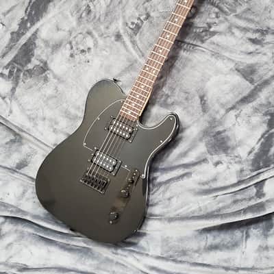 2019 Squier Affinity Telecaster HH Matching Headstock Dimarzio PAF Upgrade Guitar - Metallic Black image 2