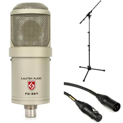 Lauten Audio Clarion FC-357 Large-diaphragm Condenser Microphone with Studio Boom Stand and Cable image 3