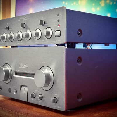KENWOOD A-1001 + GE-1001 🌈RaRe🌈 Japan Vintage Stereo Amplifier & Equalizer image 1