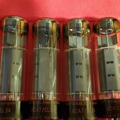 Tubes El34 Quad Rft/Siemens/Telefunken/National 1970,s? image 1