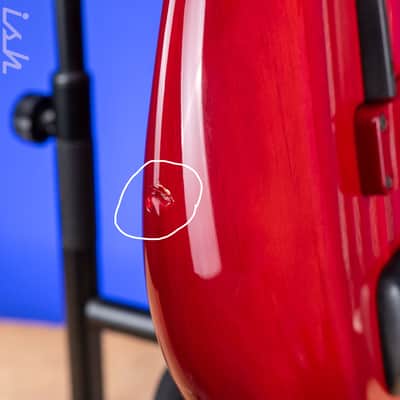 2004 F Bass BNF5 Fretless Transparent Red image 10
