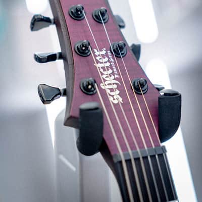Schecter John Browne Signature Tao-6 2022 - Present - Satin Trans Purple image 7