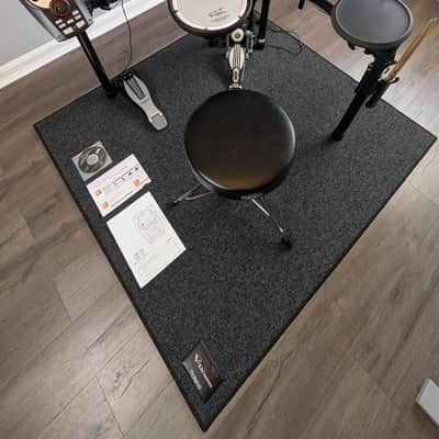 Roland TD-11K V-Drum Kit with Mesh Snare Pad 2010s - Black + Roland Drum Mat + Mapex Kick Pedal and Stool