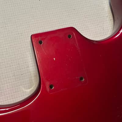 1980's Made in Japan Kramer F-1000 Candy Apple Red Single Pickup Guitar Body Floyd Ready image 17