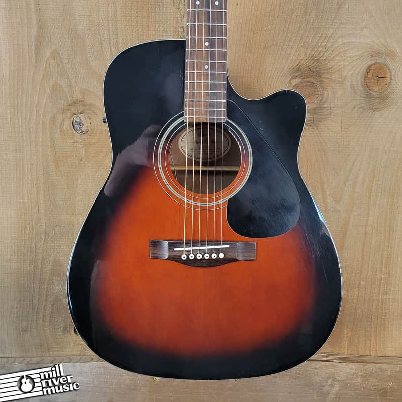 Yamaha FG-411CE VS Cutaway Acoustic/Electric Guitar Used | Reverb