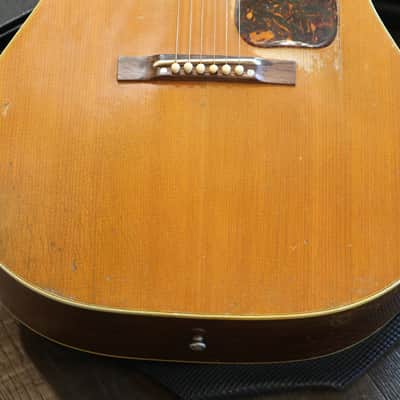 Vintage! 1940's Gibson J-50 Dreadnought Acoustic Guitar Natural + HSC image 5