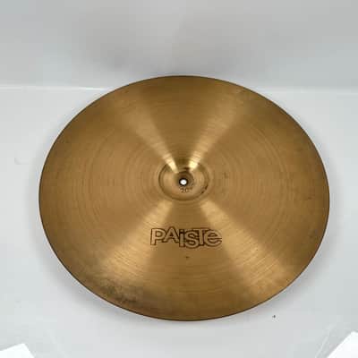 Paiste 2002 Black Logo 20" Ride Cymbal Vintage Used image 7