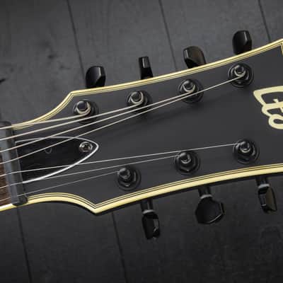 ESP Ltd Eclipse EC-407 BLKS Limited Edition - Black Satin image 10