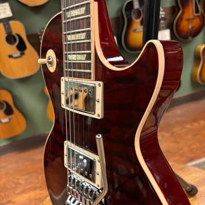 Gibson Custom Shop Alex Lifeson Rush 40th Anniversary Les Paul Axcess Quilted Ruby Red R40 image 6