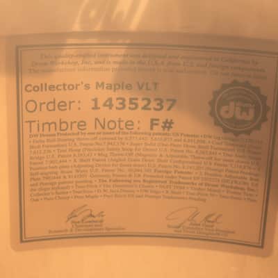 DW Collectors SCC Maple 5pcs (22-10-12-14-16) Blue Moonstone Drum Set - New! image 10
