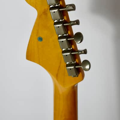 1990 Fender Japan I-Serial (JG66-70) Jaguar 3-Tone Sunburst, All Original, MIJ, FujiGen, Offset image 10