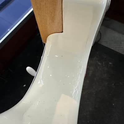 Univox U1850 Ripper S-style Guitar - MIJ Made In Japan 1970s - White image 8