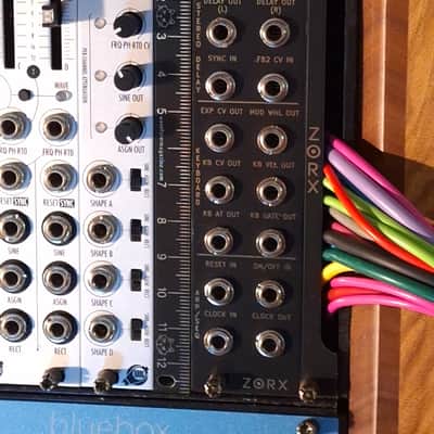 Zorx 3U Through for Easy Access to CV ins for Moog Matriarch, Pedals, Synths Eurorack Module