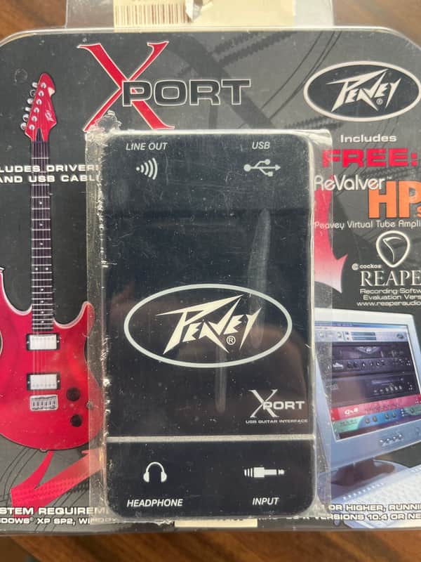 Peavey XPort Guitar USB Interface 2010s - Black image 1