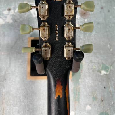 Vintage V100MR-BK Icon Series Single Cut - Black / Sunburst image 7