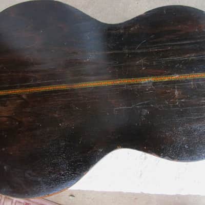 Stella Parlor Guitar, 1900's, Jersey City N.J. Restored, "Bluesmobile", Case image 10